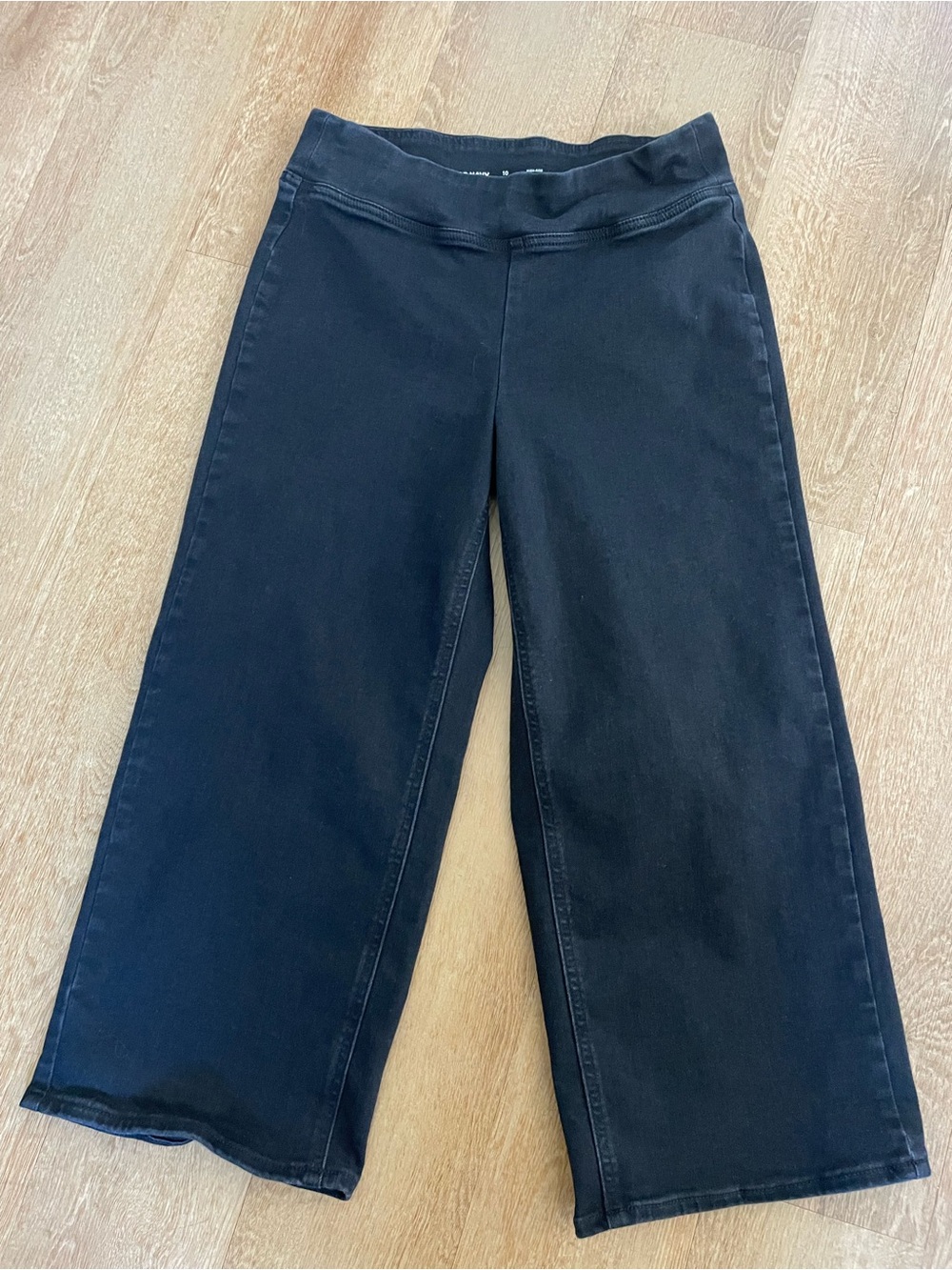 Old Navy Black Boot Cut Wide-Leg Jeans